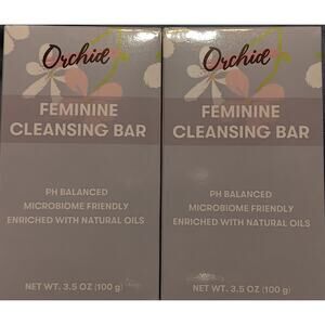 Orchid Feminine Cleansing Bar pH-balanced, microbiome-friendly (Set of 2) 3.5 oz